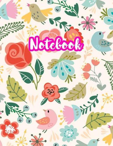 Notebook: Cute Blank Lined Journal Large 8.5 x 11 Matte Cover Design with Ruled White Paper Interior (Perfect for School Notes, Girls and Boys Diary, Kids Wri