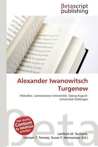 Alexander Iwanowitsch Turgenew