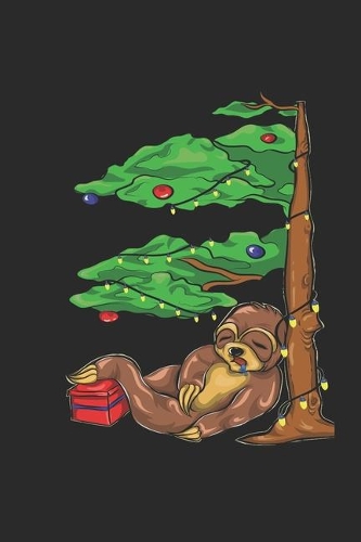 Sloth Christmas: Graph Paper Notebook / Journal (6" X 9" - 5 Squares per inch - 120 Pages) - Christmas Gift Idea