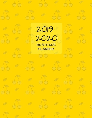 2019 2020 15 Months Yellow Gratitude Journal Daily Planner