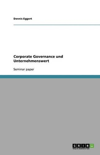 Corporate Governance und Unternehmenswert
