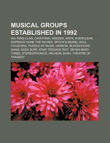 Musical Groups Established in 1992