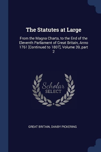 The Statutes at Large