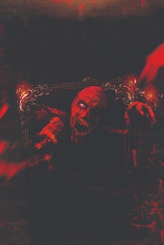 Halloween Ghost in the Mirror Lined Notebook