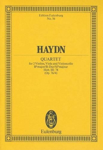 String Quartet In B Flat Major Op 76 No 4