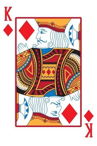 King of Diamonds Lined Notebook