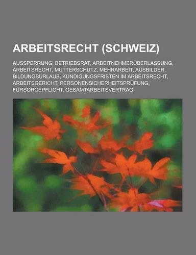 Arbeitsrecht (Schweiz)
