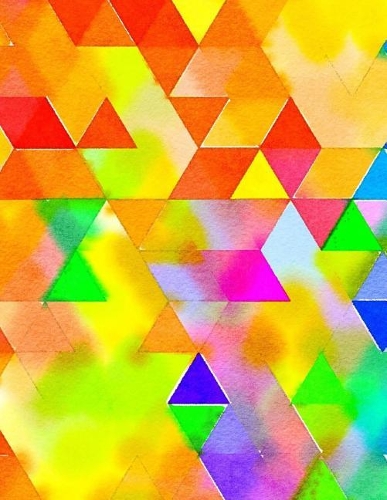 Watercolor Triangles