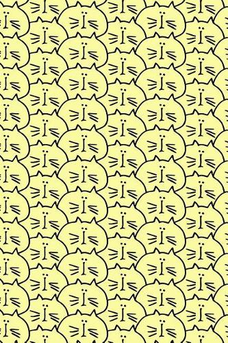 Bullet Journal Notebook for Cat Lovers Crowd of Cats Pattern 5