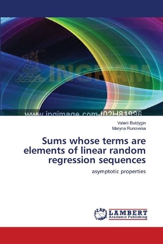 Sums whose terms are elements of linear random regression sequences