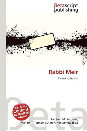 Rabbi Meir: (English)
