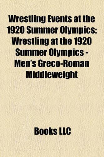Wrestling Events at the 1920 Summer Olympics