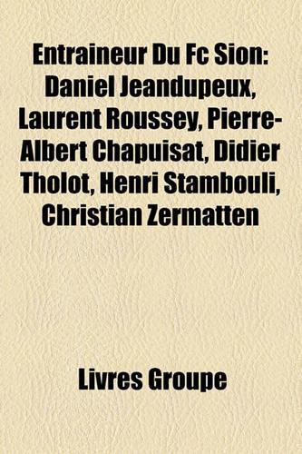 Entraneur Du FC Sion