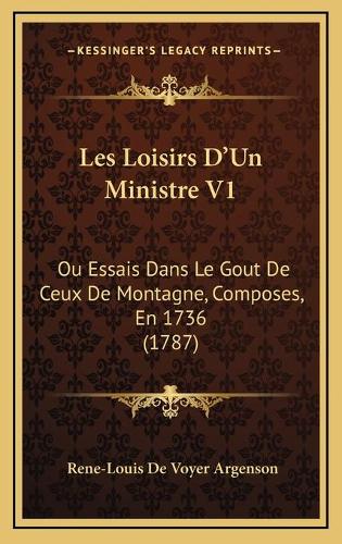 Les Loisirs D'Un Ministre V1