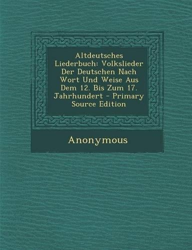 Altdeutsches Liederbuch