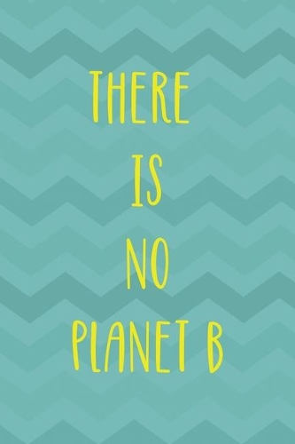 There Is No Planet B: Notebook Journal Composition Blank Lined Diary Notepad 120 Pages Paperback Aqua Zigzag Recycle