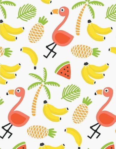 Flamingo Notebook: Bird Journal Notebook Ruled Lined Page Kids Teen Women Girl Writing Book Activity Diary School Notepad Doodle Animal Pink Colorful Palme Leaves Kawa(18 Flamingo Notebook)