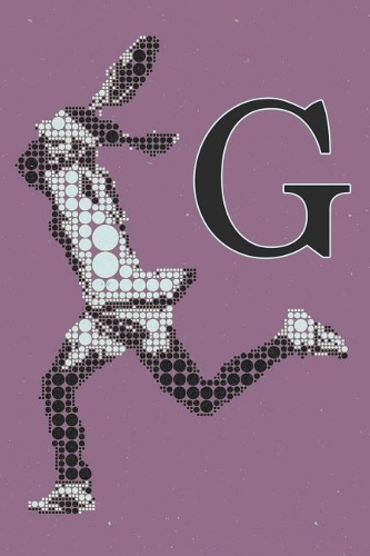G Monogram Initial Tennis Journal: Personalized Tennis Gift, 6x9 Lined Blank Notebook, 150 Pages, Journal to Write in for Journaling, Notes, or Inspirational Quotes, Paperback Composi