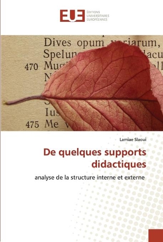 De quelques supports didactiques