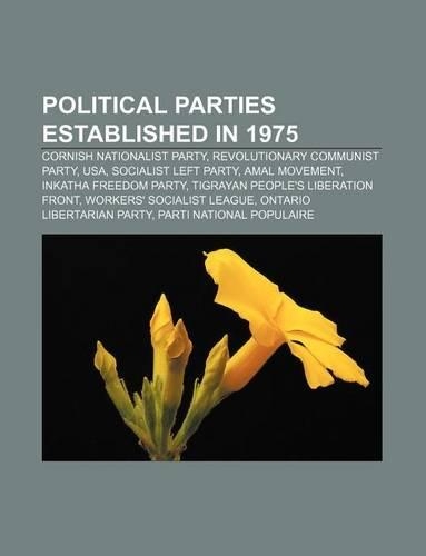 Political Parties Established in 1975