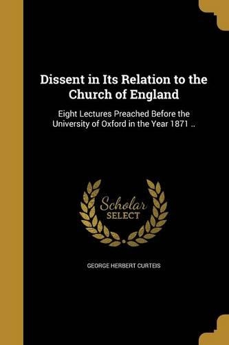 Dissent in Its Relation to the Church of England