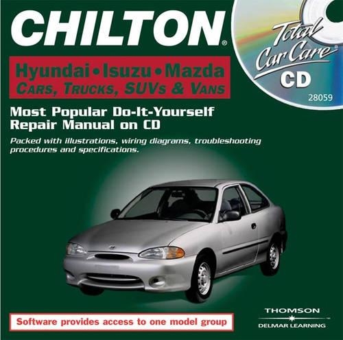 CD-Hyundai-Mazda 81-98 Cars,Su: Most Popular Do-It-Yourself Repair Manual On CD; Packed With Illustrations, Wiring Diagrams, Troubleshooting Procedures And specifications(Total Car Care)