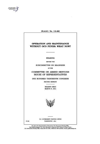 Operation and Maintenance Without Oco Funds