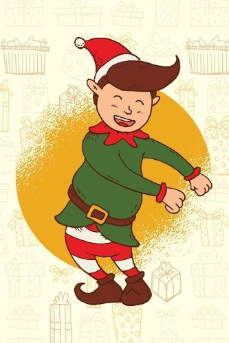 Funny dabbing Floss Christmas Elf Christmas - Journal Diary Journal Lined about A5 FORMAT - notepad for school and work. Christmas theme, Elf