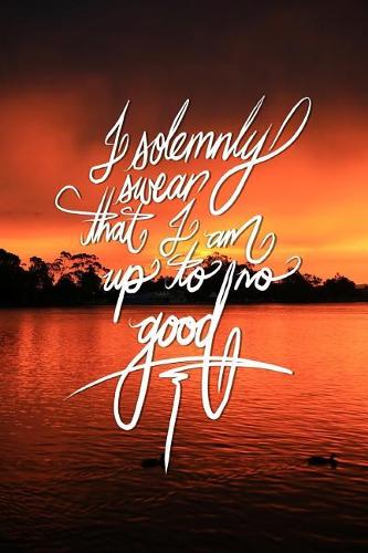 I solemnly swear that I am up to no good