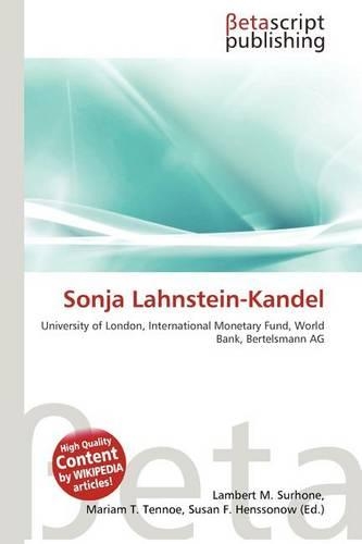 Sonja Lahnstein-Kandel: (English)