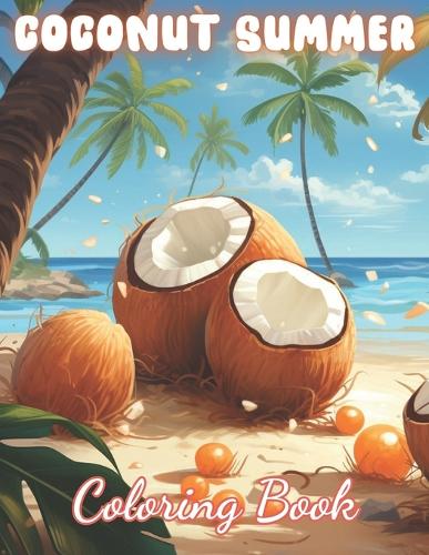 Coconut Summer Coloring Book