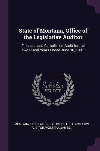 State of Montana, Office of the Legislative Auditor