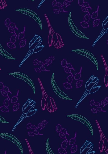 Blumen-Malbuch und Notizbuch für Erwachsene