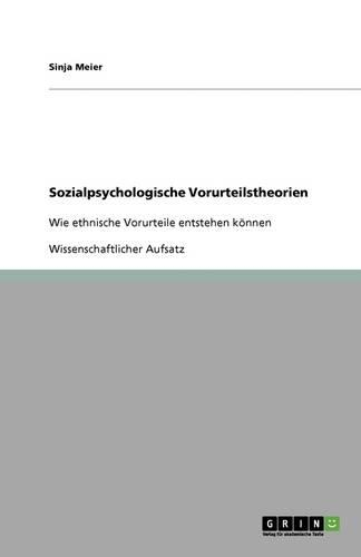Sozialpsychologische Vorurteilstheorien