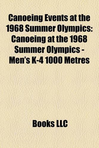 Canoeing Events at the 1968 Summer Olympics