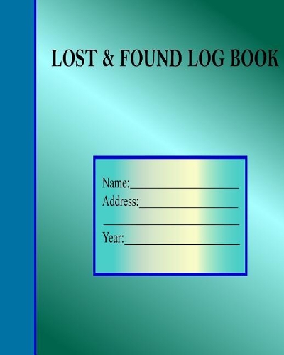 Lost and found log book