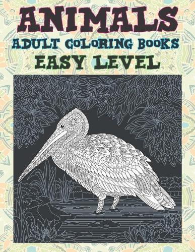 Adult Coloring Books - Animals - Easy Level
