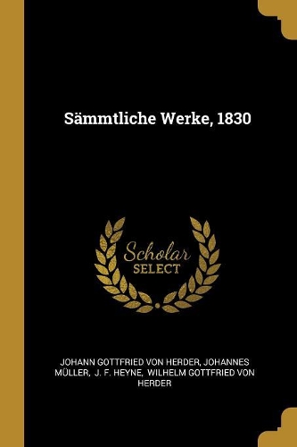 Sämmtliche Werke, 1830