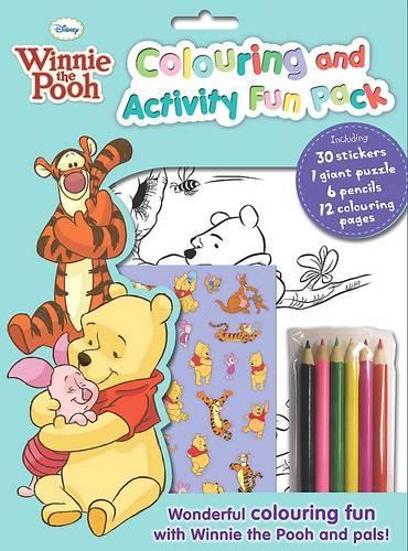 Disney Winnie the Pooh Colouring and Activity Fun Bag