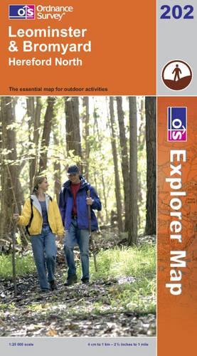 Leominster and Bromyard: (Sheet 202 OS Explorer Map)