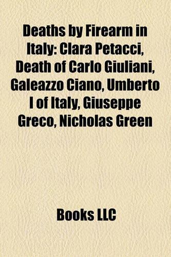 Deaths by Firearm in Italy