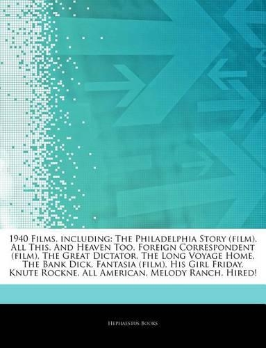 Articles on 1940 Films, Including