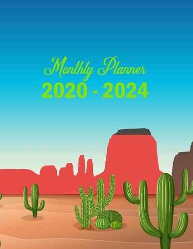 2020-2024 Monthly Planner