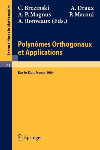Polynomes Orthogonaux et Applications