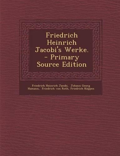 Friedrich Heinrich Jacobi's Werke.