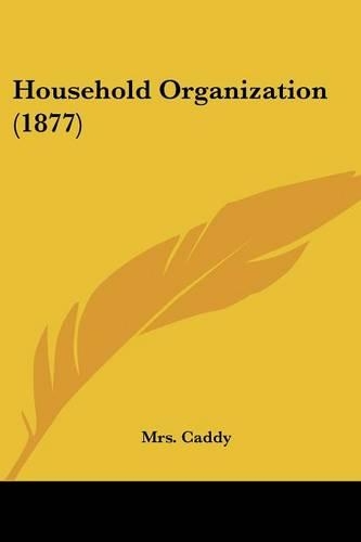 Household Organization (1877)