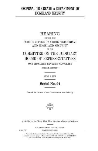 Proposal to create a Department of Homeland Security