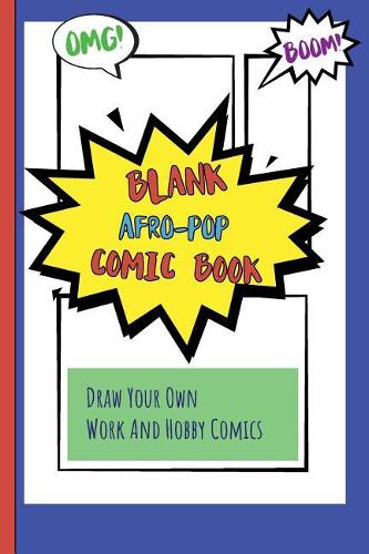 Blank Afro-pop Comic Book