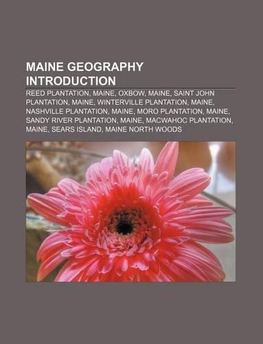 Maine Geography Introduction