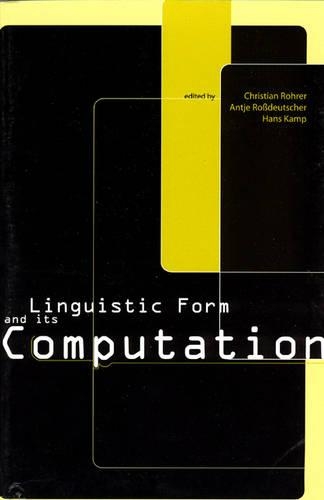 Linguistic Form and Its Computation: (Studies in Computational Linguistics)